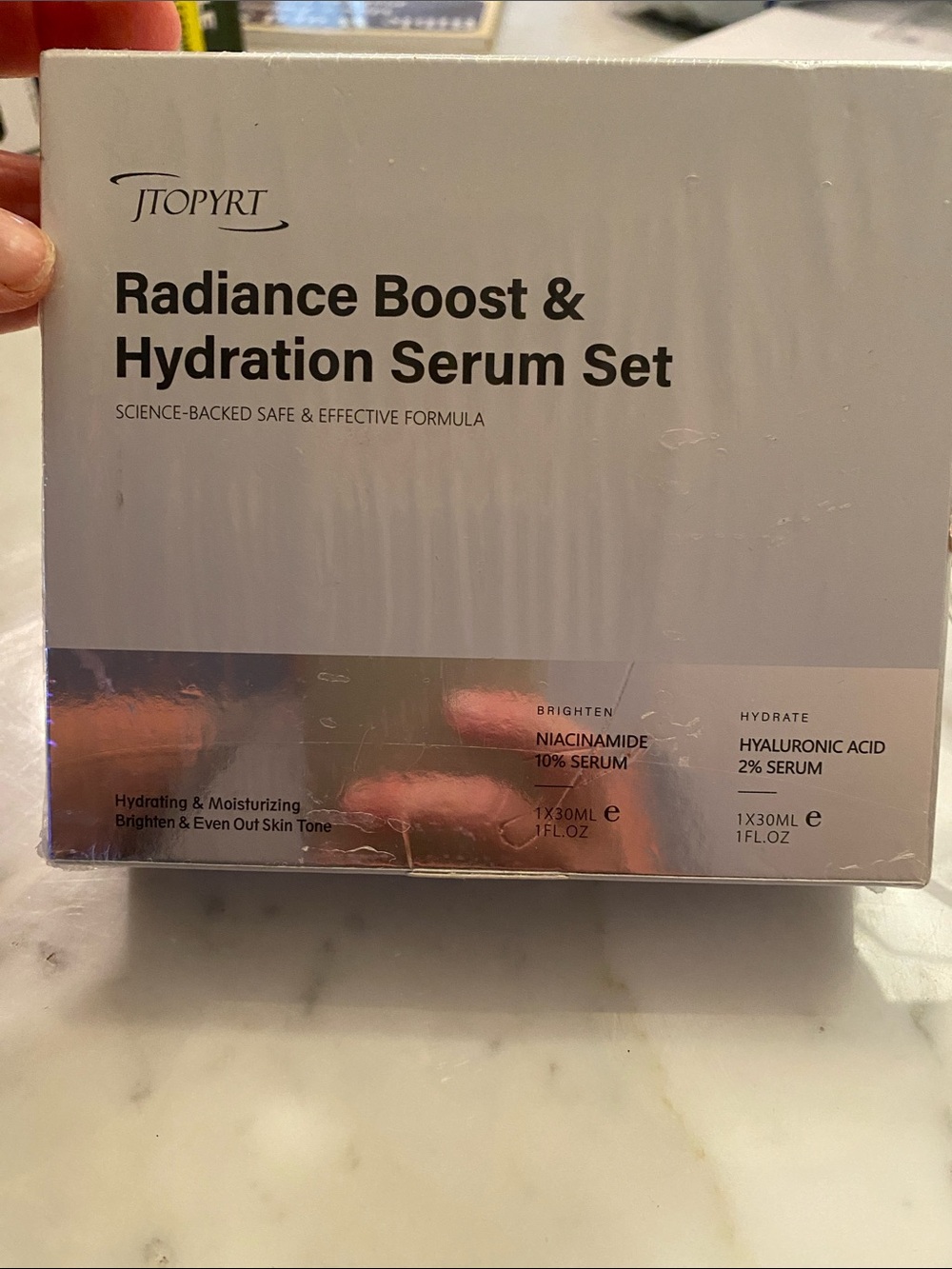 Radiance Boost & Hydration Serum Set - White